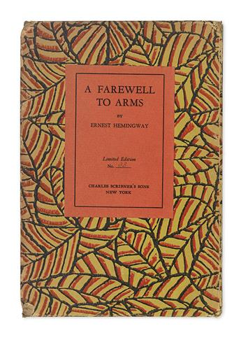 HEMINGWAY, ERNEST. A Farewell to Arms.